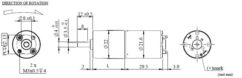 SG22GR Appearance Dimensions